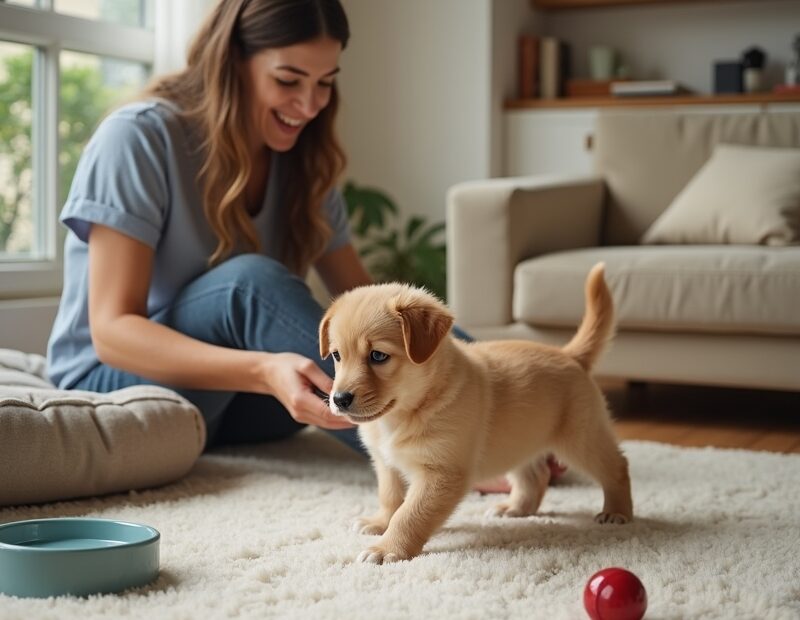 Saznajte kako pripremiti stan za štene: što kupiti, kako osigurati prostor, koje greške izbjeći i kako olakšati prvim danima s novim psom.